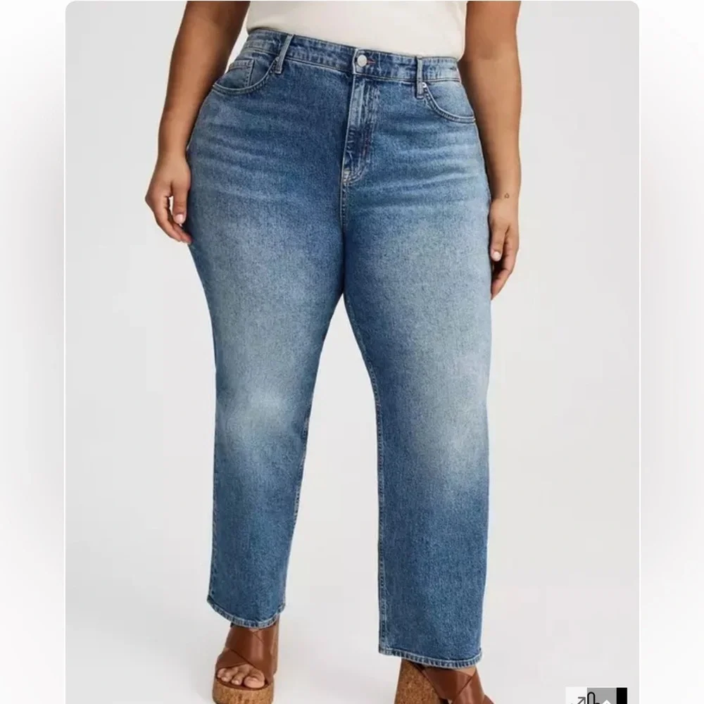 Torrid Classic Denim High-Rise Straight Leg Jean Women’s Sz 12 Tall NWT - Picture 1 of 10